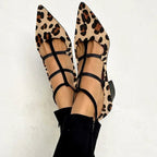BRIDGET | ZAPATOS DE TACÓN CON CORREA DE LEOPARDO