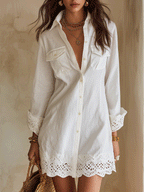 SAMMY | MINI VESTIDO CAMISERO DE ESTILO RESORT
