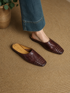 Dalvi Genuine Leather Mules