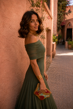 VESTIDO DE TOLEDO EN VERDE