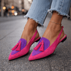 ELIZA | SANDALIAS CON TIRAS Y BORLAS