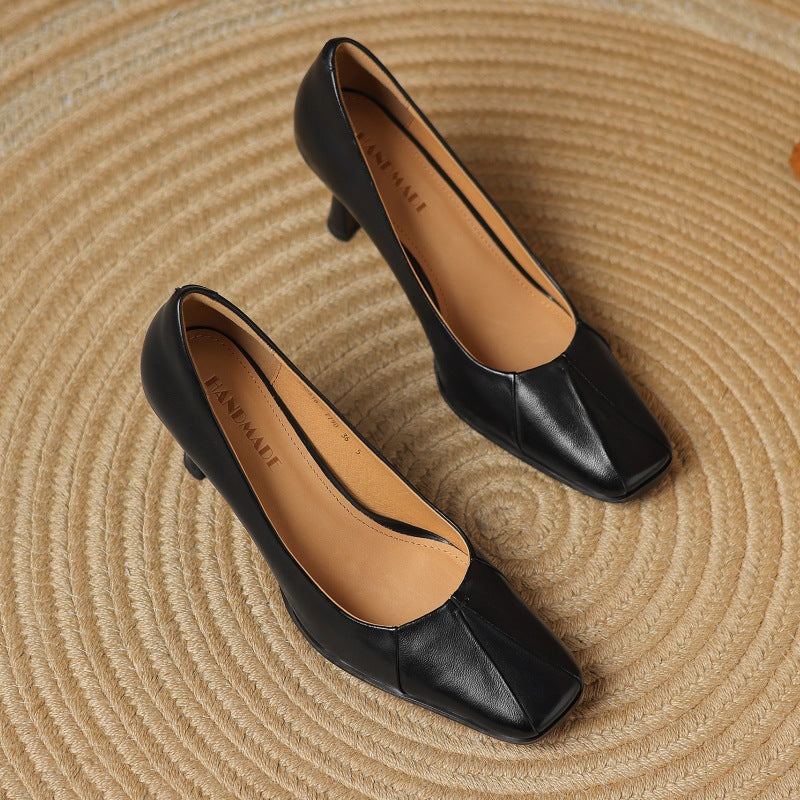 MARISOL | TACONES BAJOS DE PUNTA CUADRADA