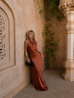 VESTIDO RIAD EN TERRACOTA