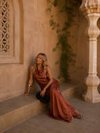 VESTIDO RIAD EN TERRACOTA