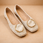 ORABELLA | FLATS CON MEDALLÓN MARMOLADO