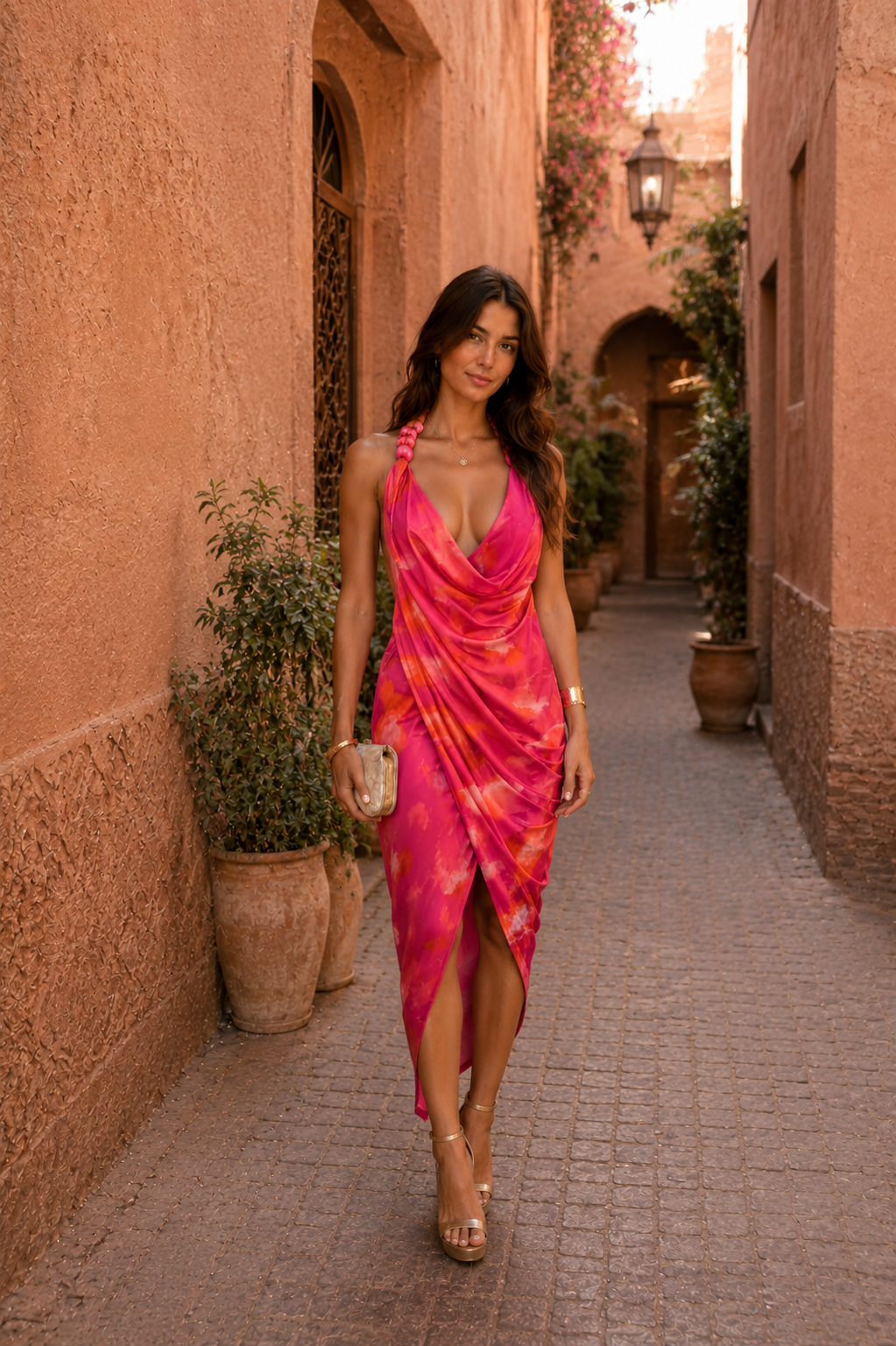 VESTIDO BRILLO DEL ATARDECER