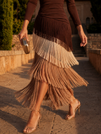 DORA | VESTIDO ASIMÉTRICO FLECADO