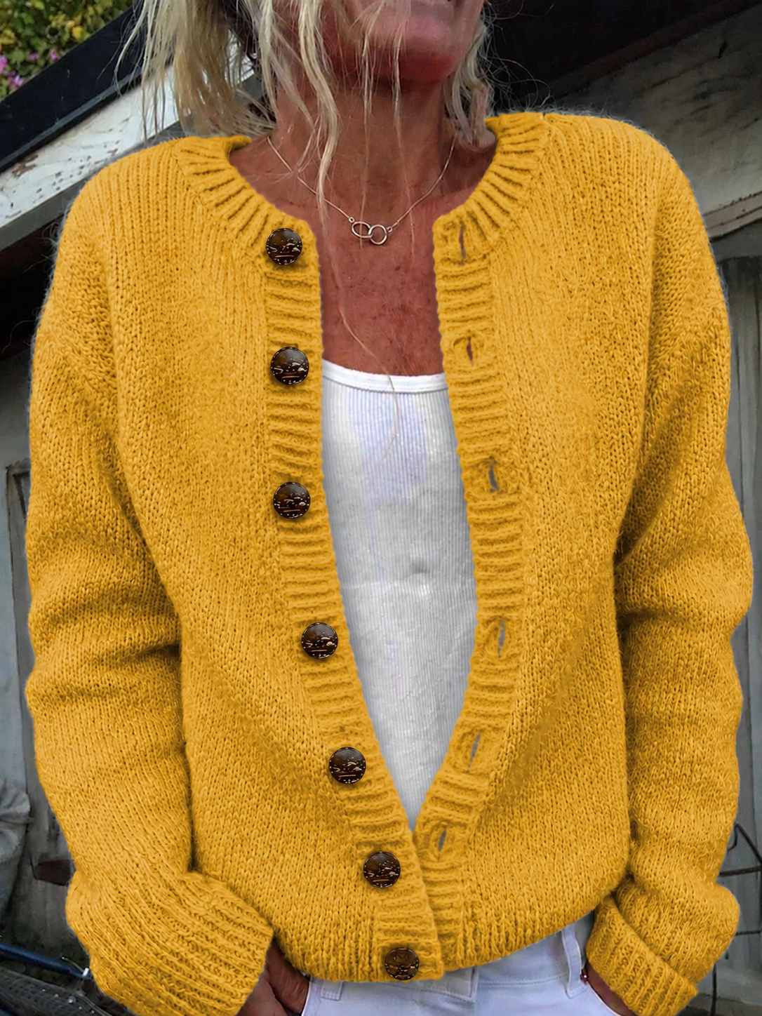 FOXFIELD™ | CÁRDIGAN DE PUNTO ESTILO VINTAGE