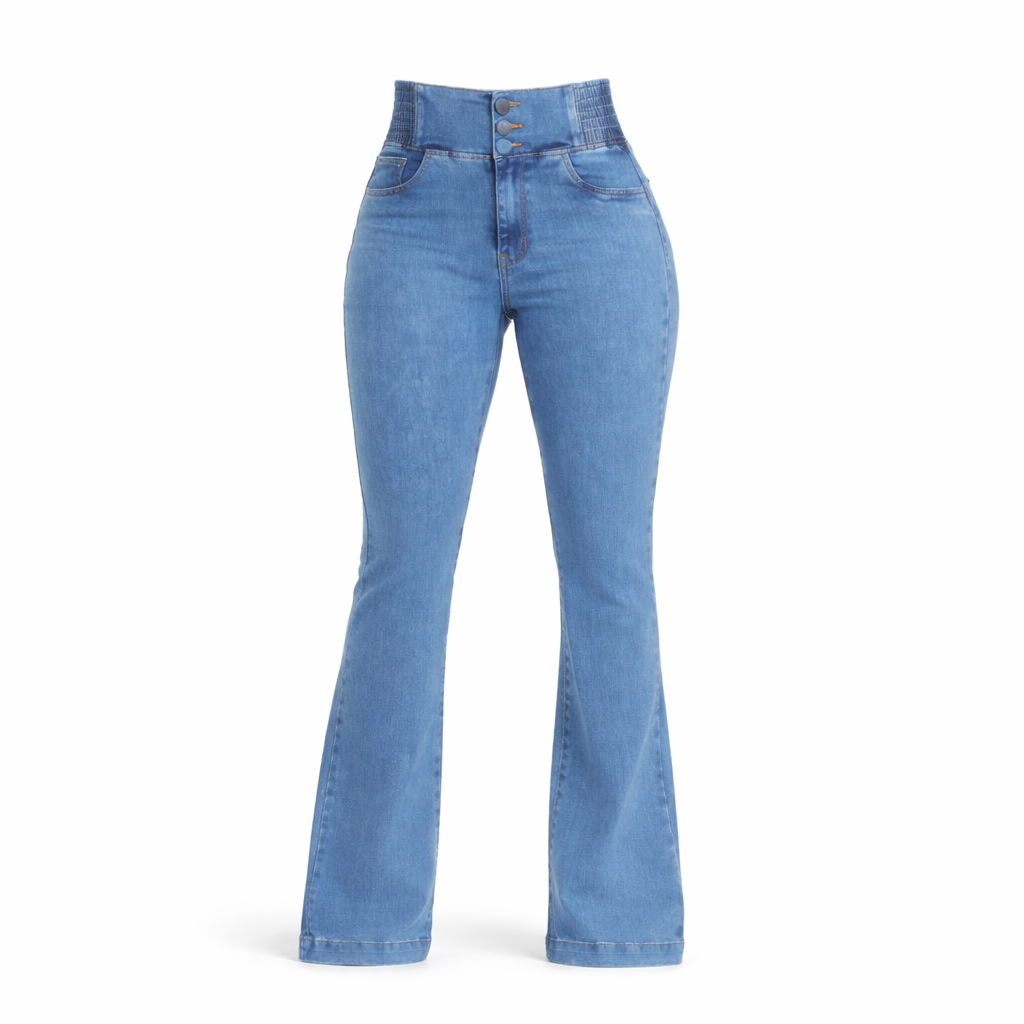 DOM | JEANS DE TIRO ALTO