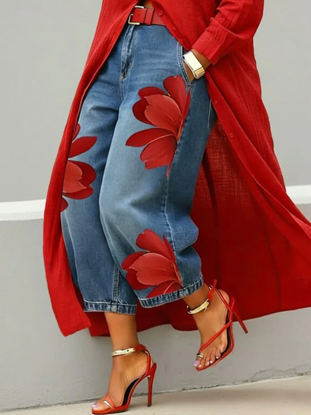 AURORA | VAQUERO ESTAMPADO ARTÍSTICO