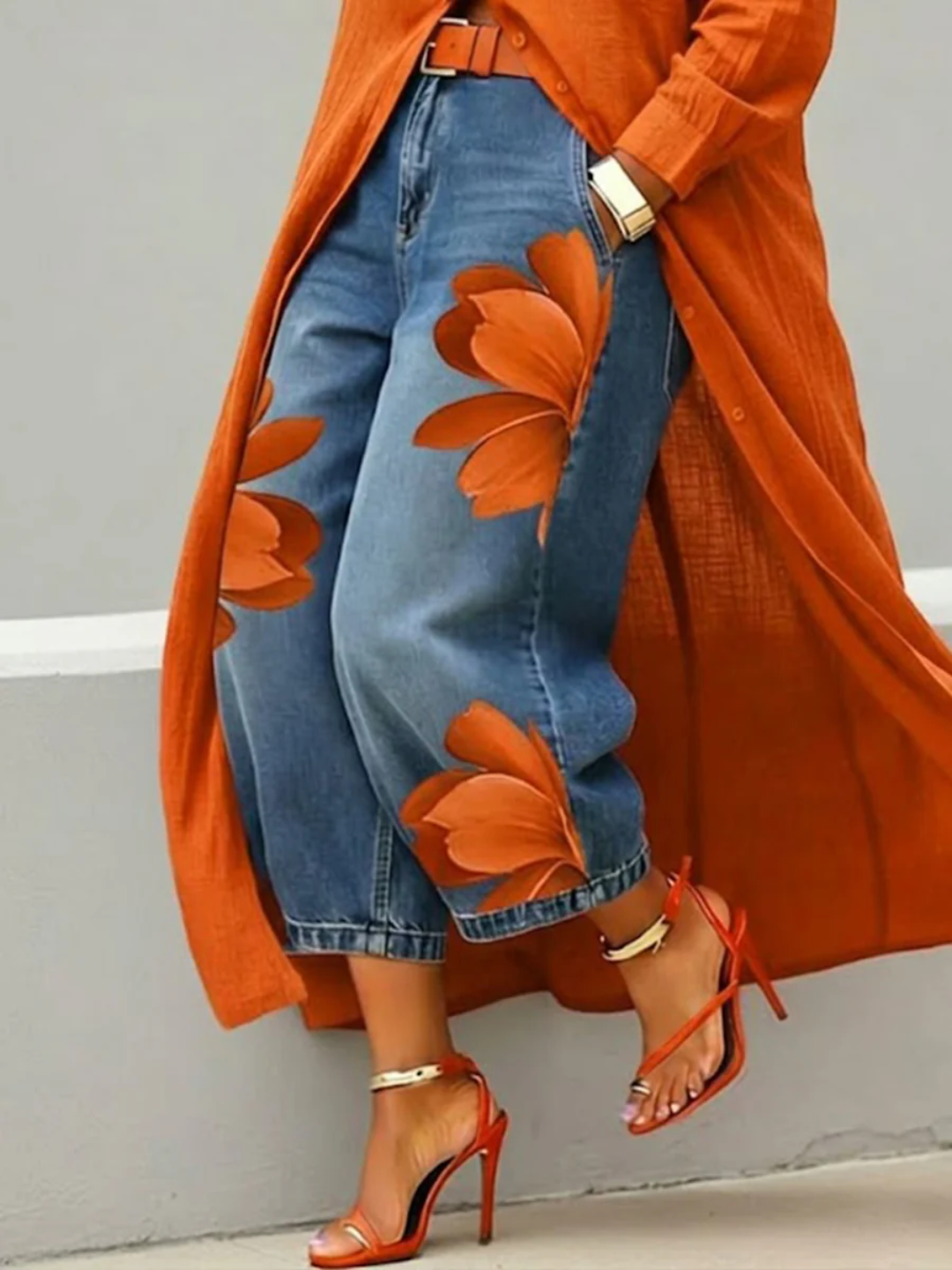 AURORA | VAQUERO ESTAMPADO ARTÍSTICO