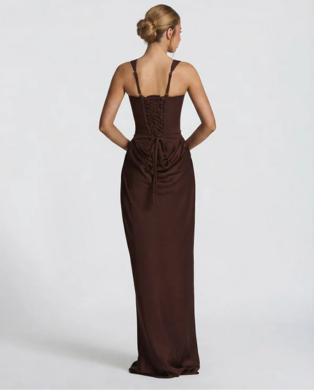 MARIETTA | VESTIDO LARGO RELOJ DE ARENA
