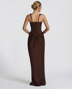 MARIETTA | VESTIDO LARGO RELOJ DE ARENA