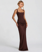 MARIETTA | VESTIDO LARGO RELOJ DE ARENA