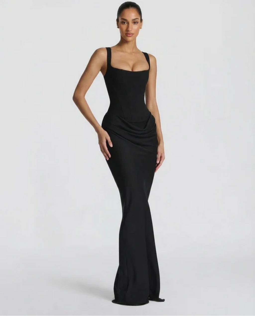 MARIETTA | VESTIDO LARGO RELOJ DE ARENA