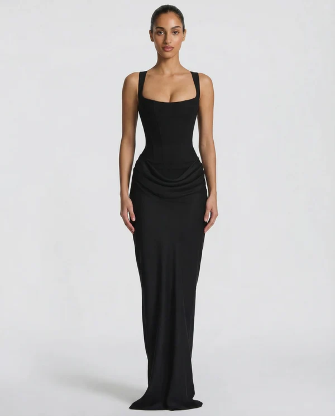MARIETTA | VESTIDO LARGO RELOJ DE ARENA