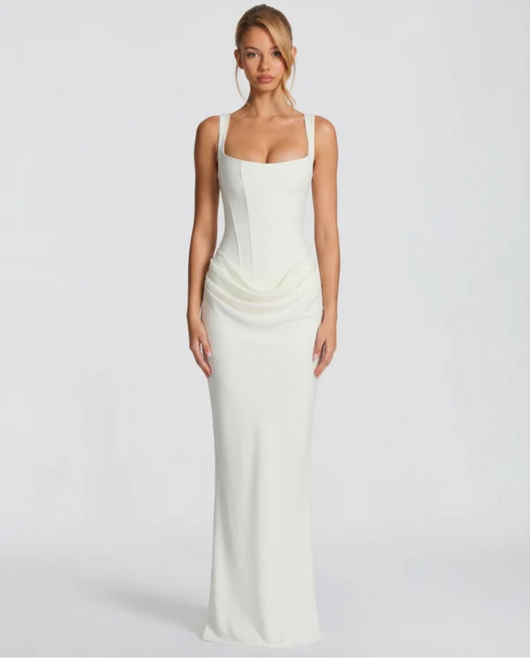 MARIETTA | VESTIDO LARGO RELOJ DE ARENA