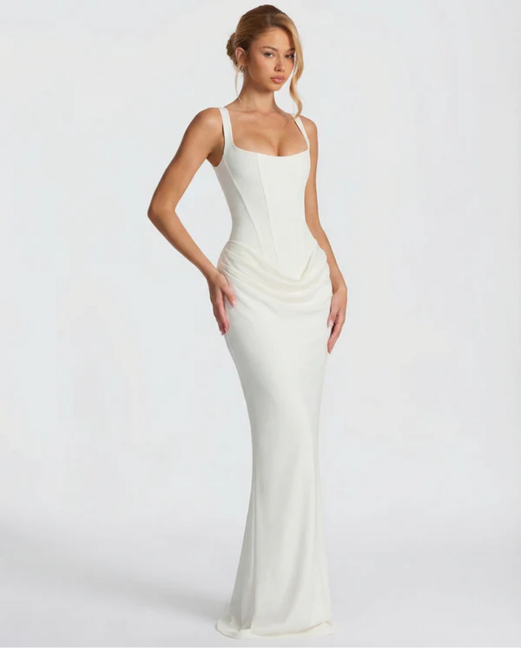 MARIETTA | VESTIDO LARGO RELOJ DE ARENA