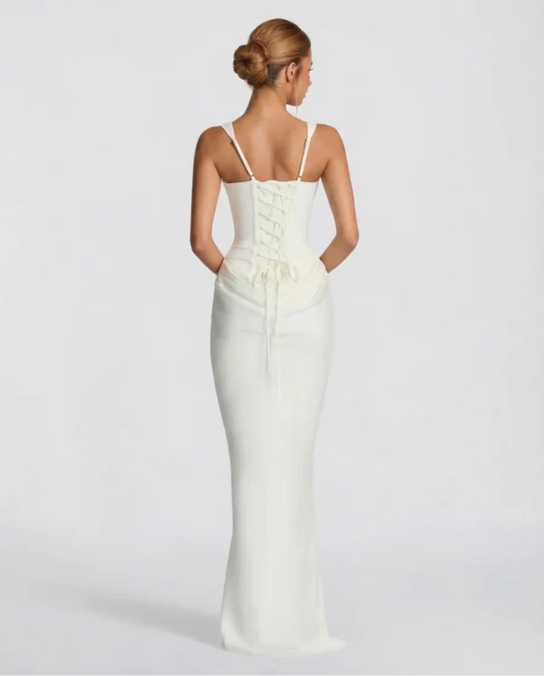 MARIETTA | VESTIDO LARGO RELOJ DE ARENA