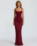 MARIETTA | VESTIDO LARGO RELOJ DE ARENA