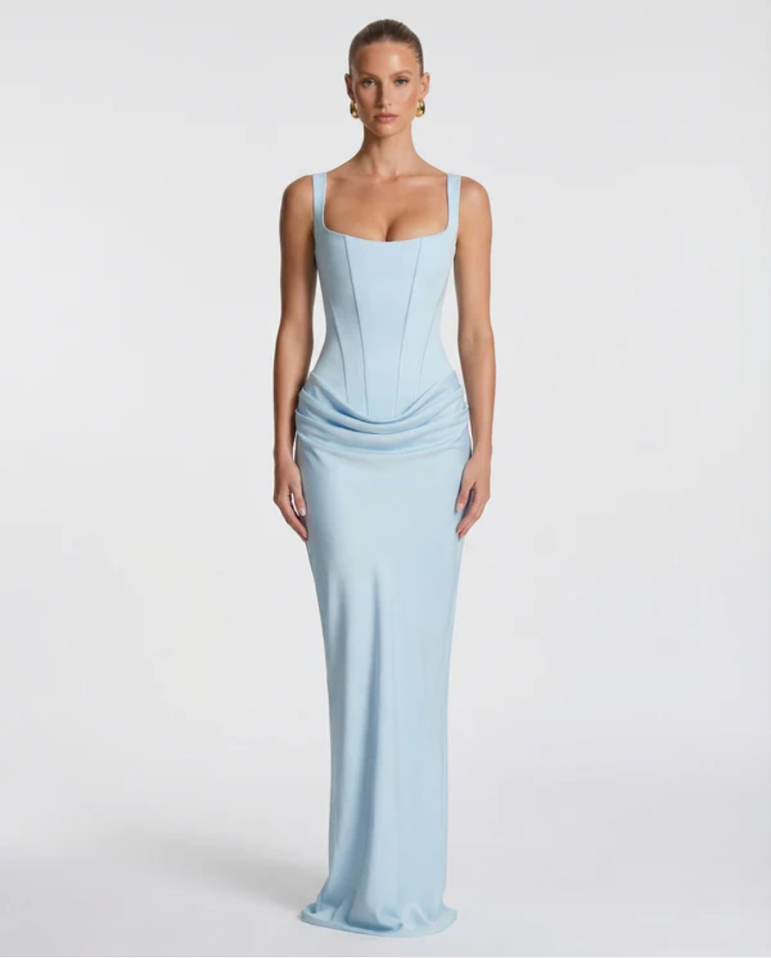 MARIETTA | VESTIDO LARGO RELOJ DE ARENA
