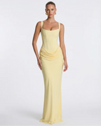 MARIETTA | VESTIDO LARGO RELOJ DE ARENA