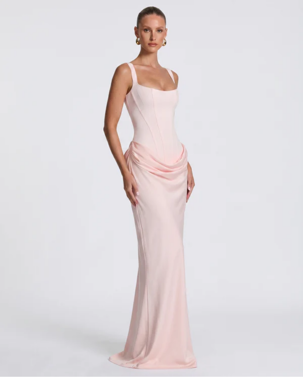 MARIETTA | VESTIDO LARGO RELOJ DE ARENA