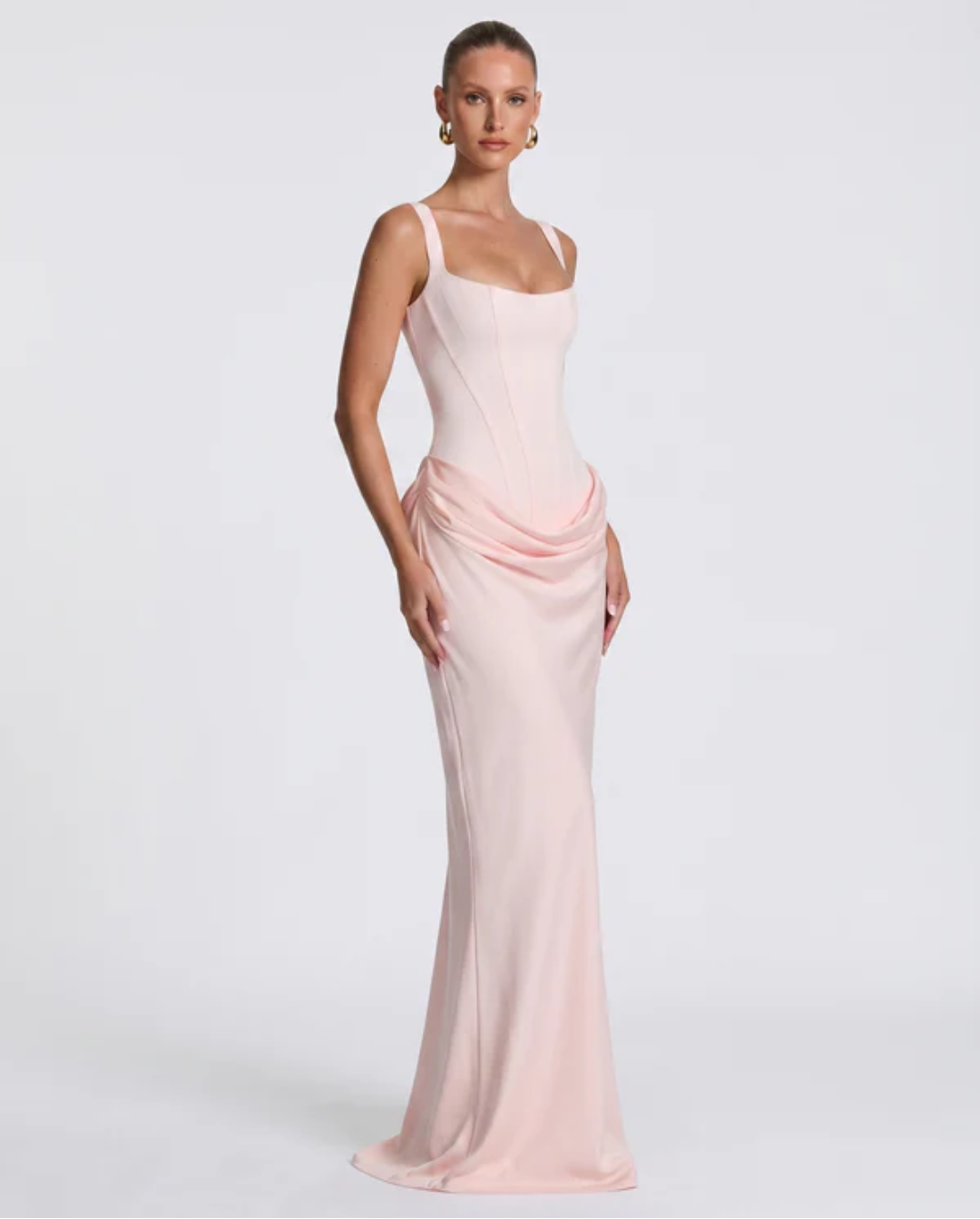 MARIETTA | VESTIDO LARGO RELOJ DE ARENA
