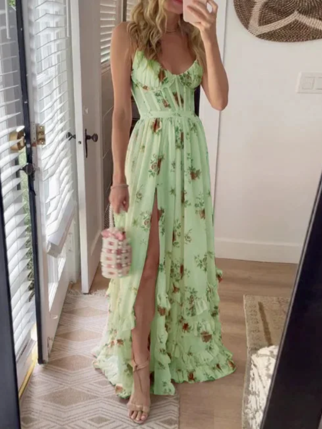 ROMINA™ | VESTIDO ROMÁNTICO CON ESTAMPADO FLORAL
