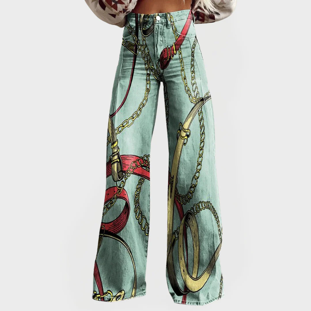 CHAINZ | VAQUEROS OVERSIZE DE CORTE ANCHO