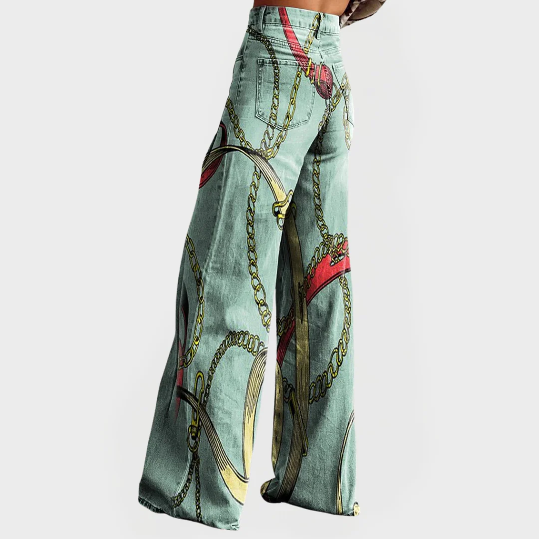 CHAINZ | VAQUEROS OVERSIZE DE CORTE ANCHO