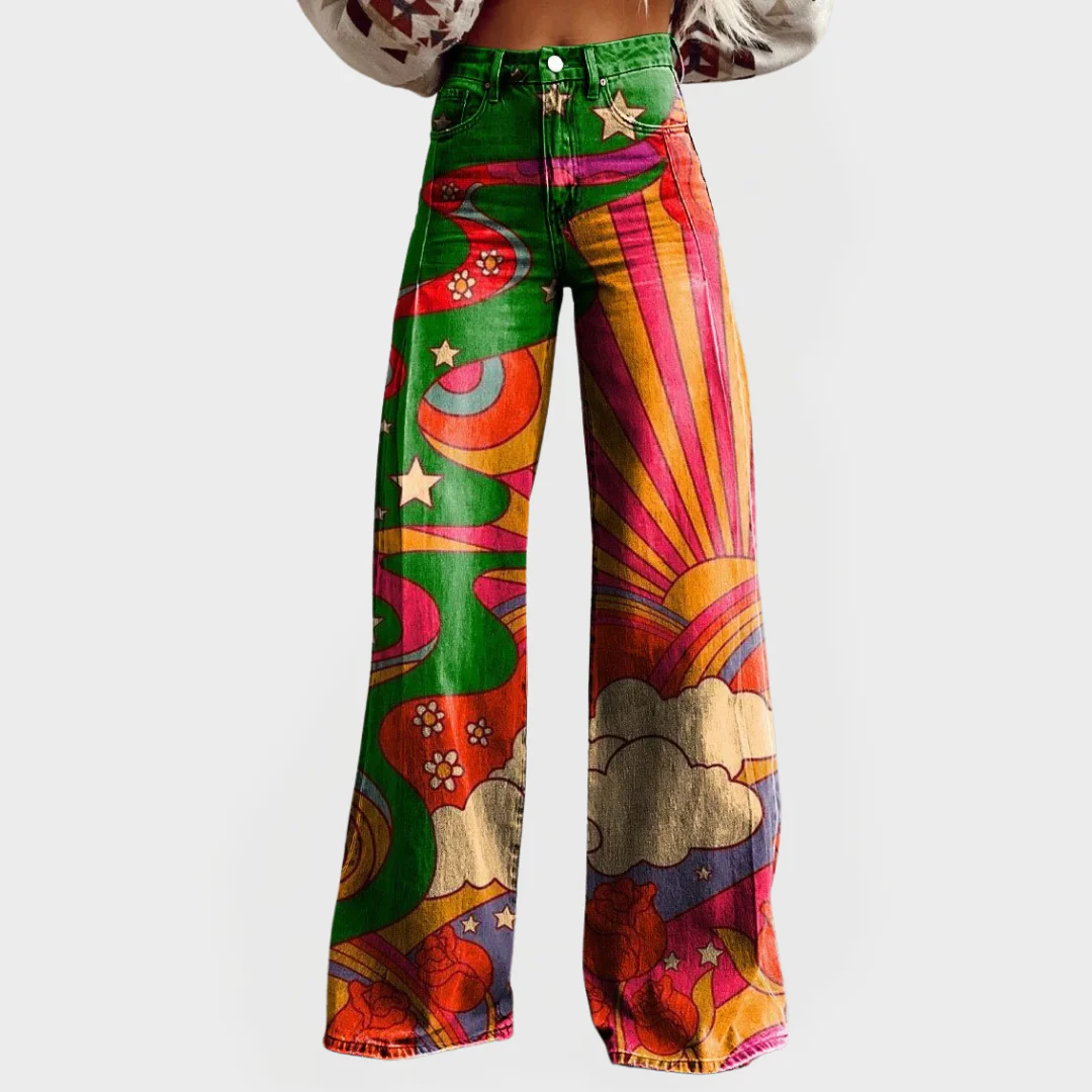 SUNSET | VAQUEROS OVERSIZE DE CORTE ANCHO