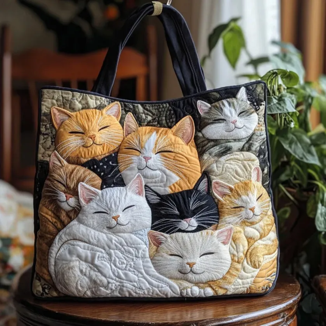 GATITOS FAMILIA | BOLSO ARTESANAL