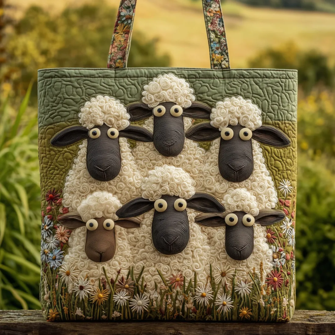 FAMILIA DE OVEJAS | BOLSO ARTESANAL