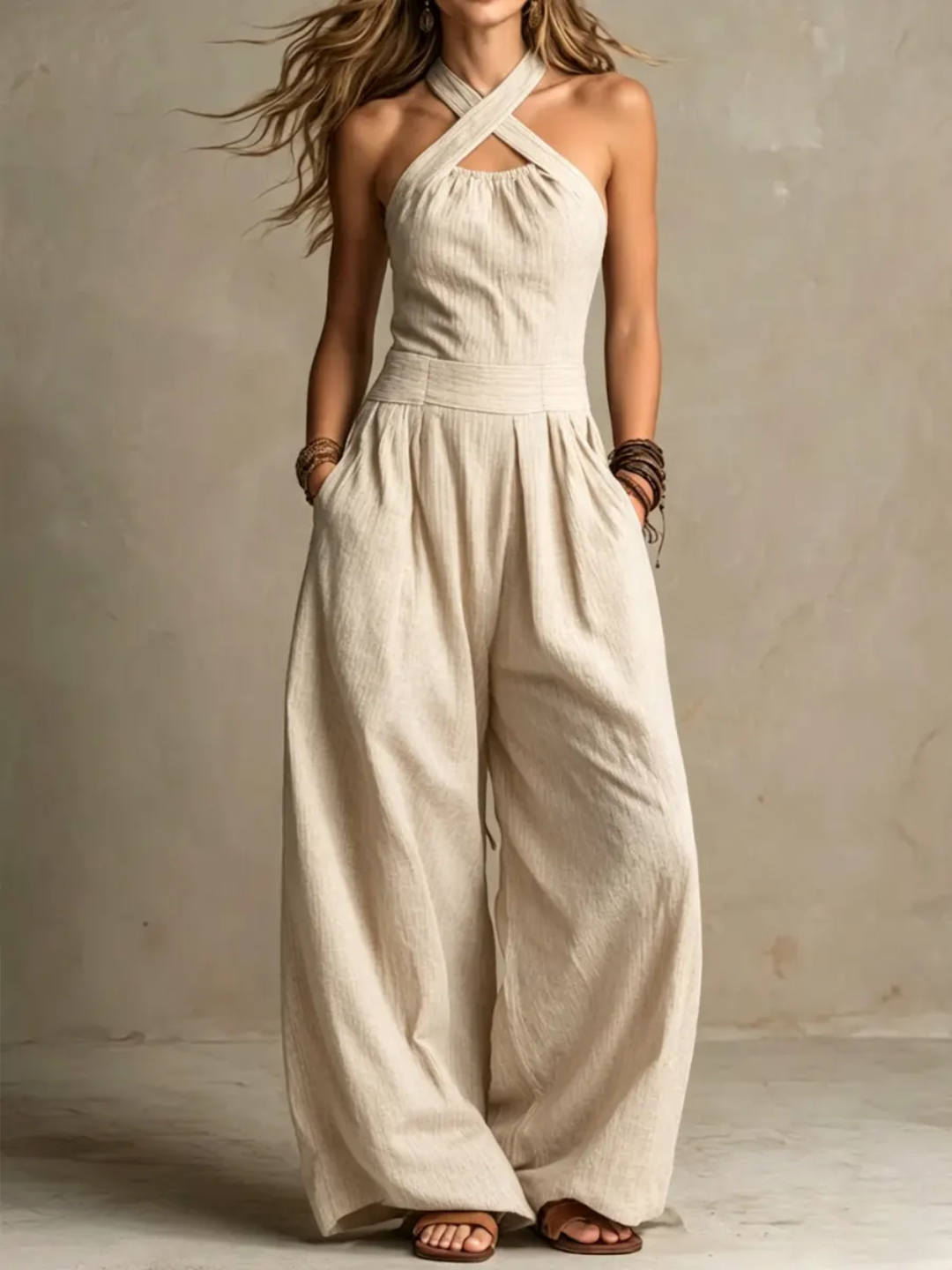 GIOVANNA | MONO CON ELEGANTE ESCOTE CUZADO