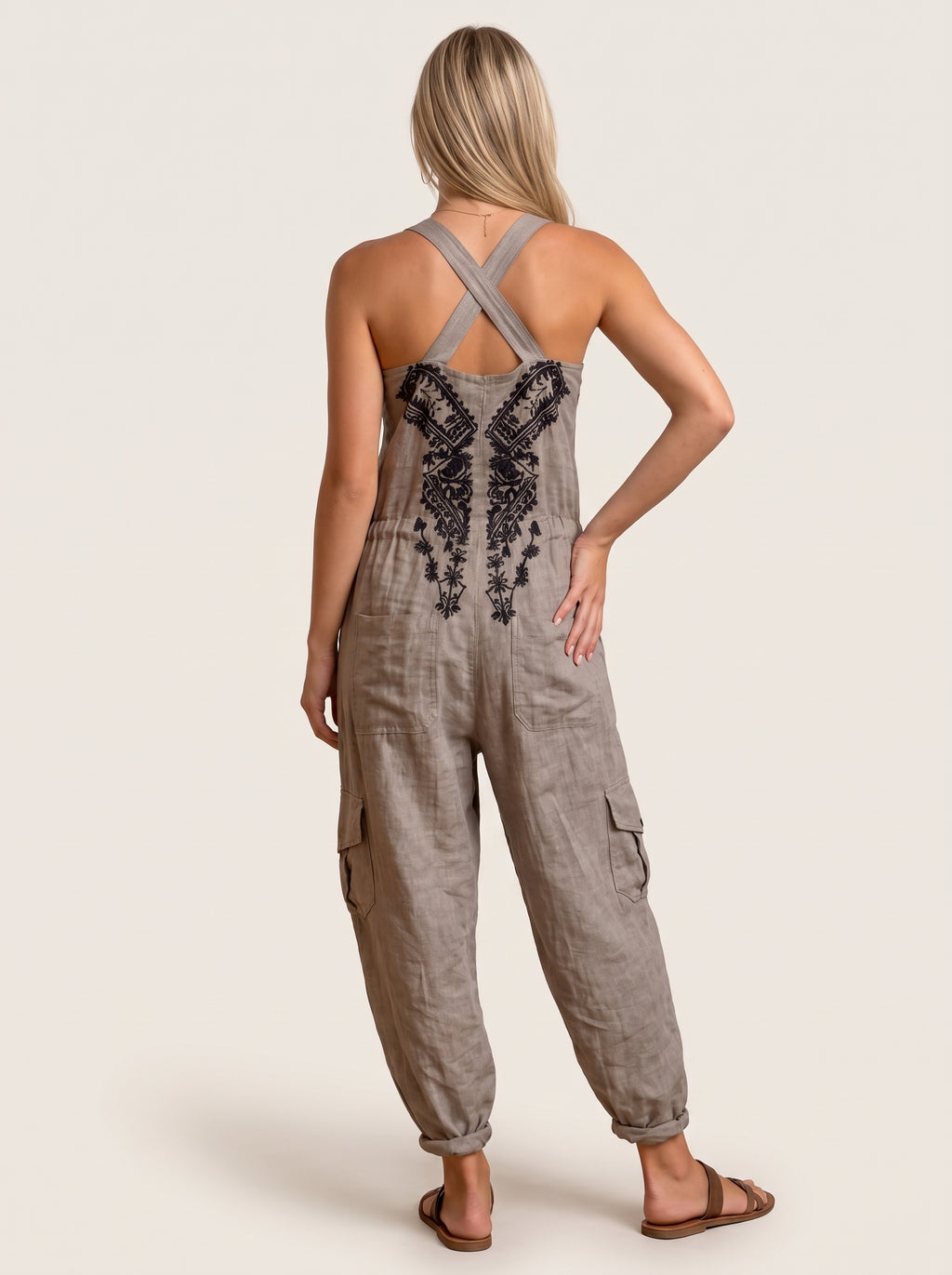 HAREM | JUMPSUIT BOHEMIO BORDADO
