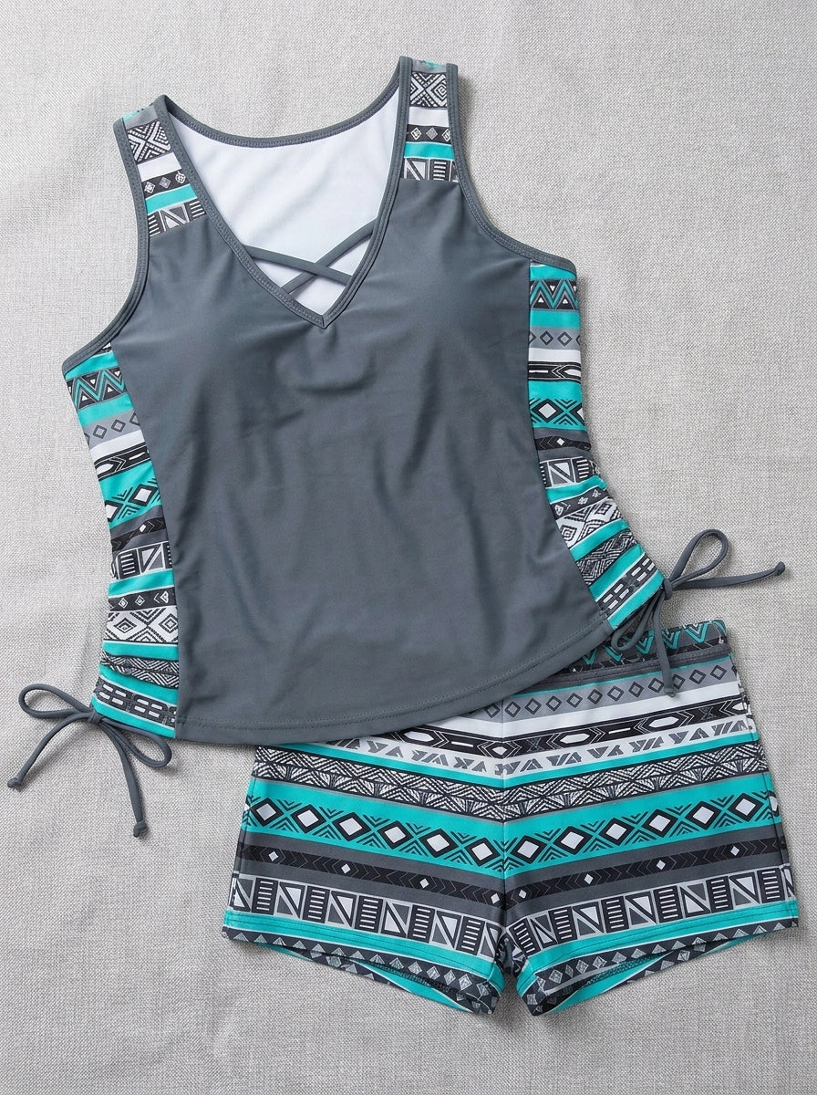AURORA | TANKINI FLUÍDO ESTILIZADOR