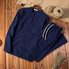 COASTLINE | CONJUNTO ESTILO CHINO DE LINO