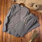 COASTLINE | CONJUNTO ESTILO CHINO DE LINO