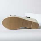 AROA | SANDALIAS DE CUÑA CON TRENZADO ARTESANAL