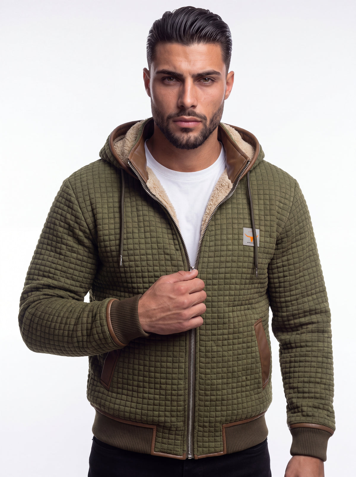 HONEIST | CHAQUETA BORREGO CON CAPUCHA