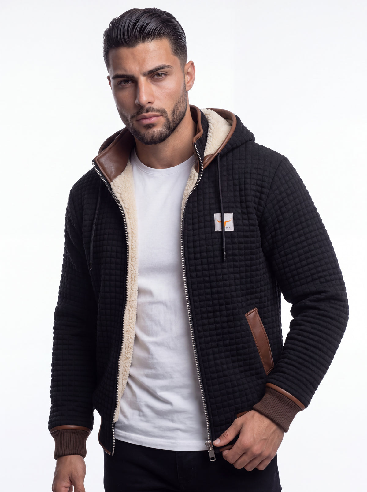 HONEIST | CHAQUETA BORREGO CON CAPUCHA