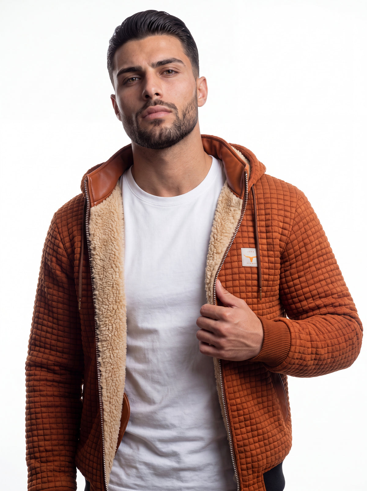 HONEIST | CHAQUETA BORREGO CON CAPUCHA
