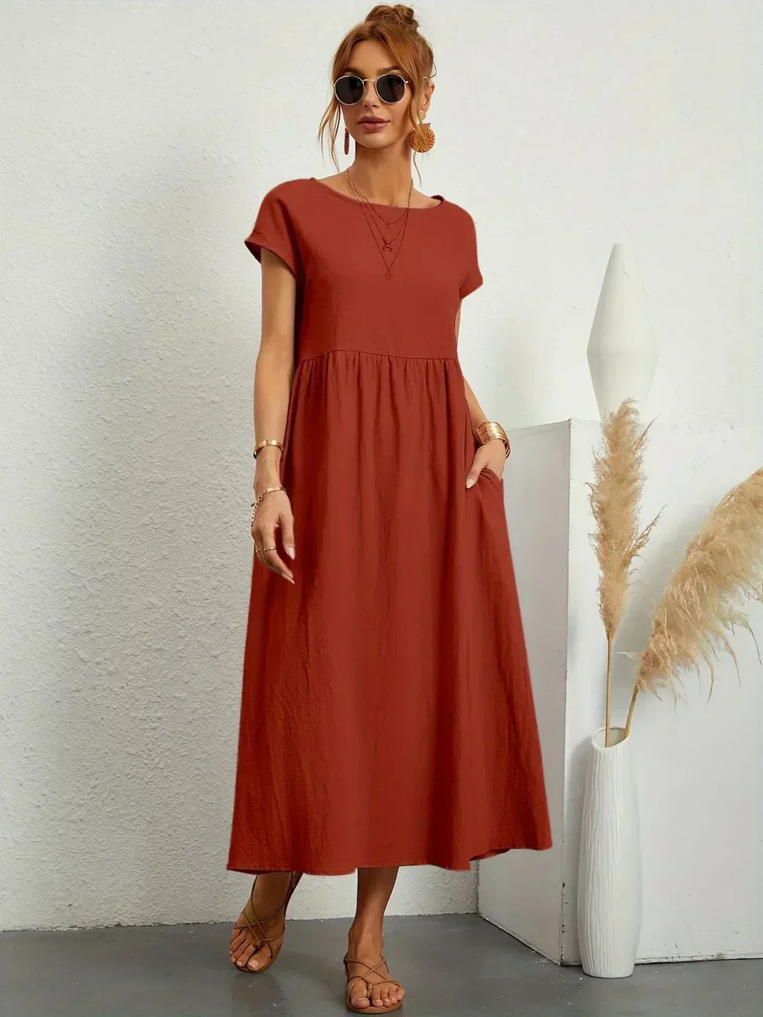 MARIETTA | VESTIDO FLUIDO CON ELEGANCIA ATEMPORAL