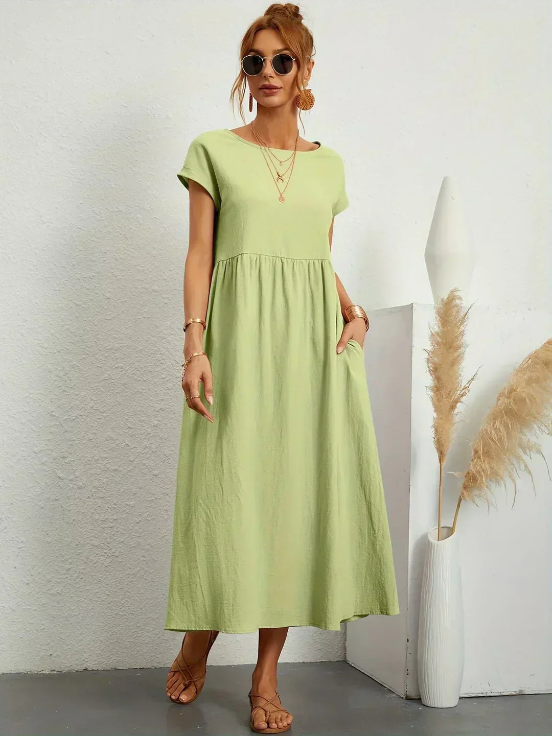 MARIETTA | VESTIDO FLUIDO CON ELEGANCIA ATEMPORAL