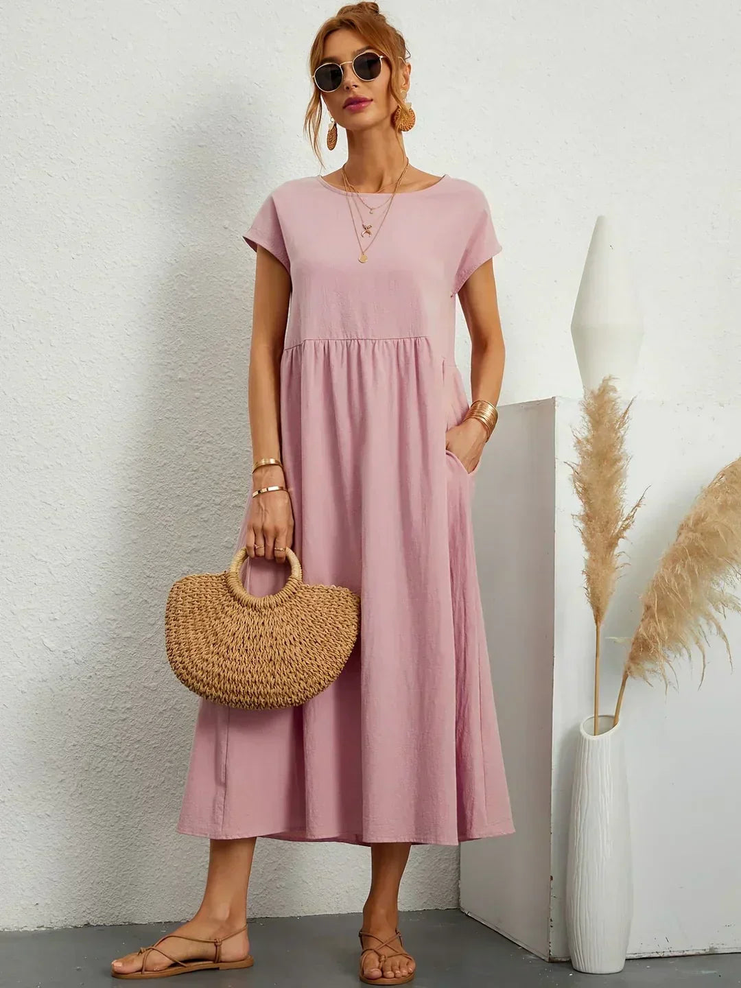 MARIETTA | VESTIDO FLUIDO CON ELEGANCIA ATEMPORAL