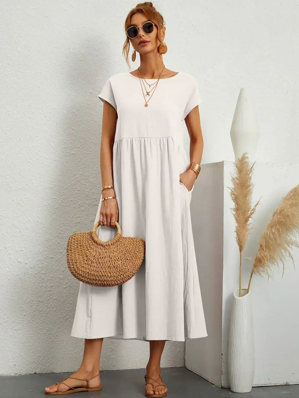 MARIETTA | VESTIDO FLUIDO CON ELEGANCIA ATEMPORAL