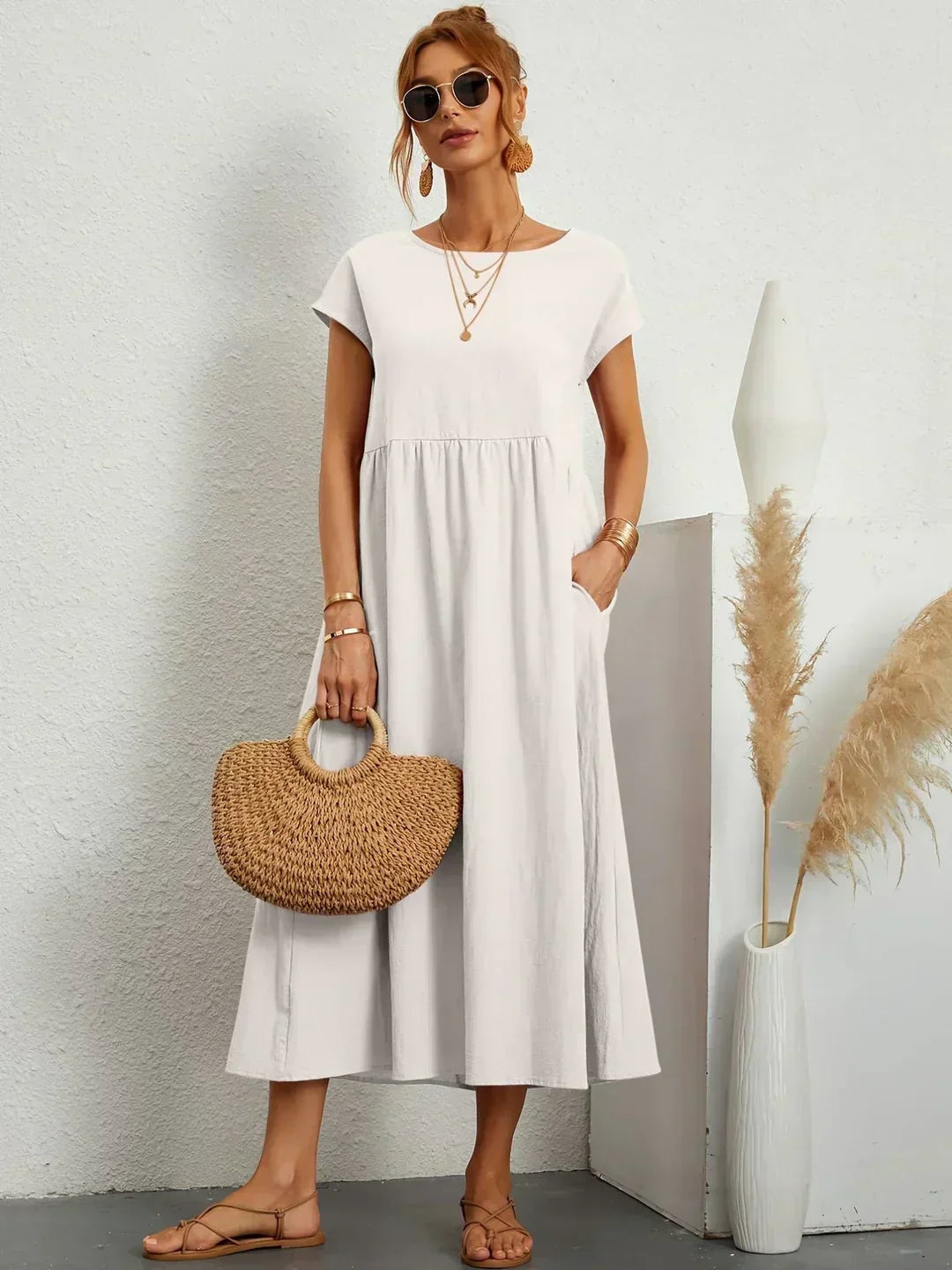 MARIETTA | VESTIDO FLUIDO CON ELEGANCIA ATEMPORAL