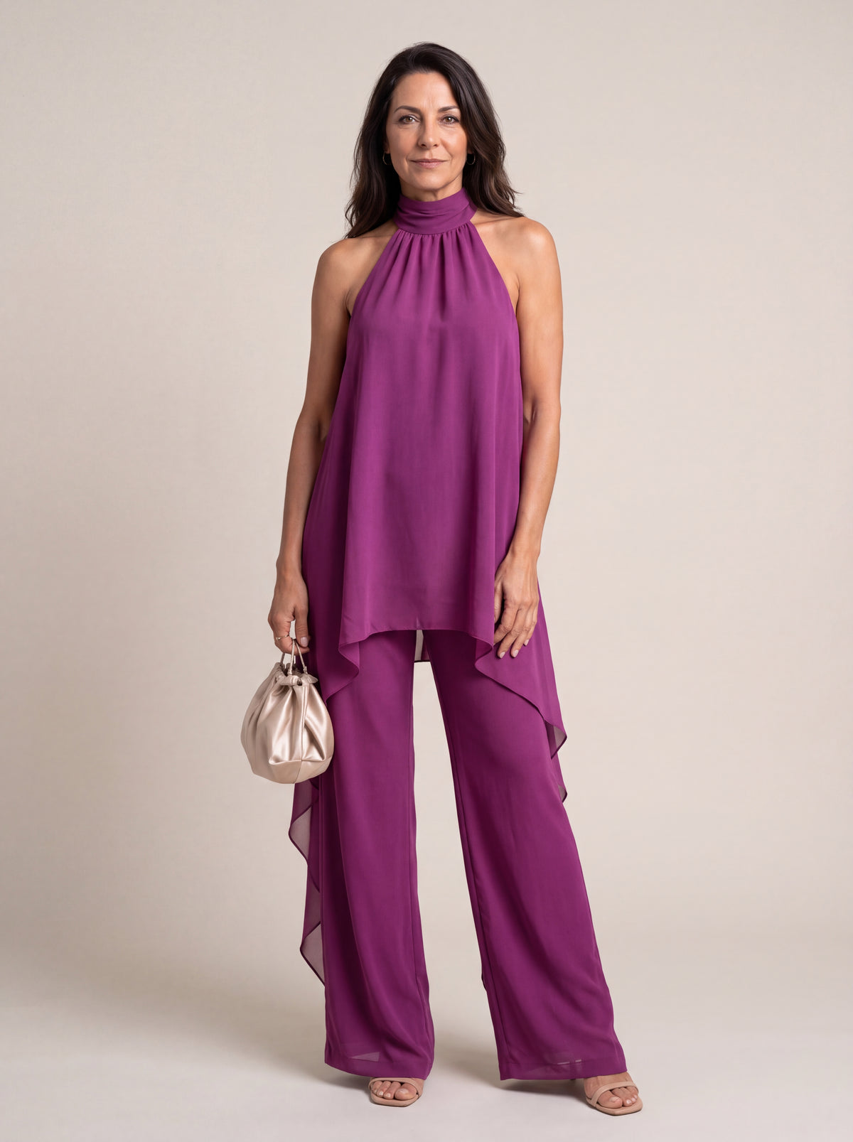 SEMME | ELEGANTE CONJUNTO HALTER PARA MUJER
