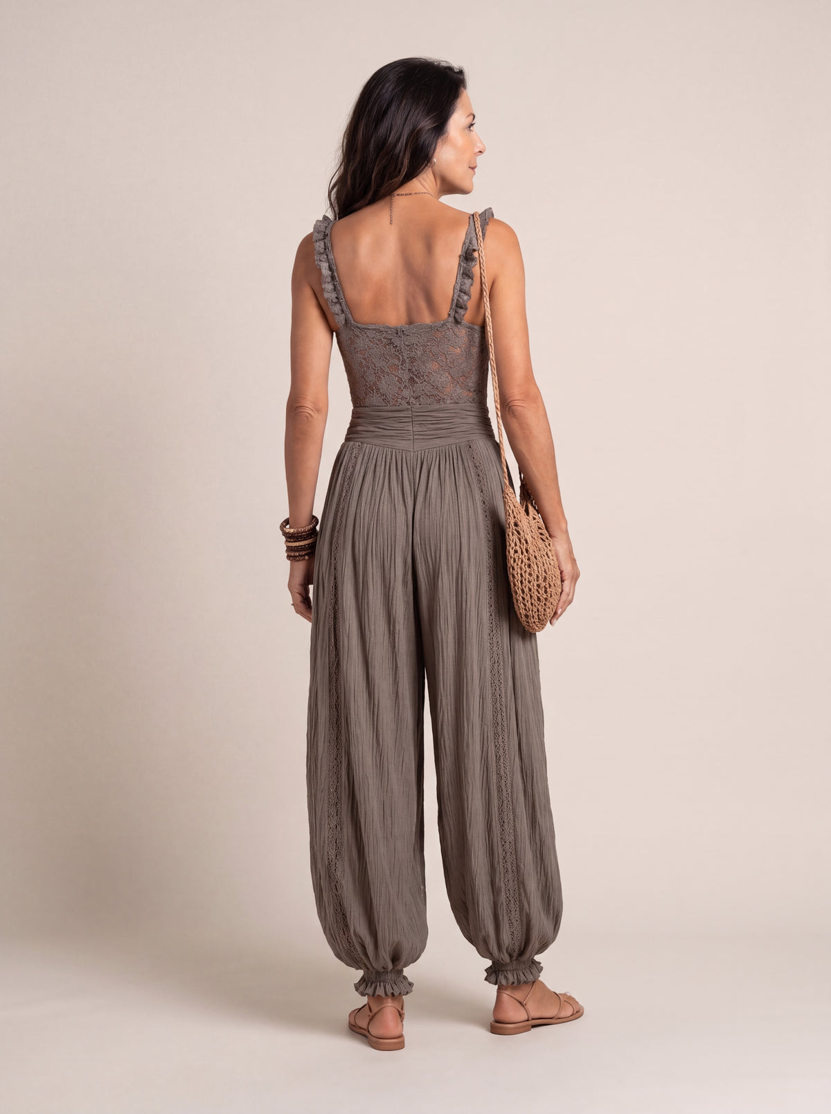 NIEVES | CONJUNTO DE BANDEAU DE ENCAJE